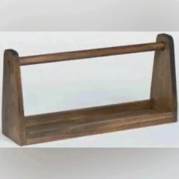 Steelite Wood Caddy 6525T162 Ebony Stain 15" Varick Form Handcrafted USA - Picture 3 of 12